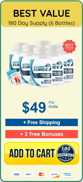 Neuro Surge 6 bottle price 